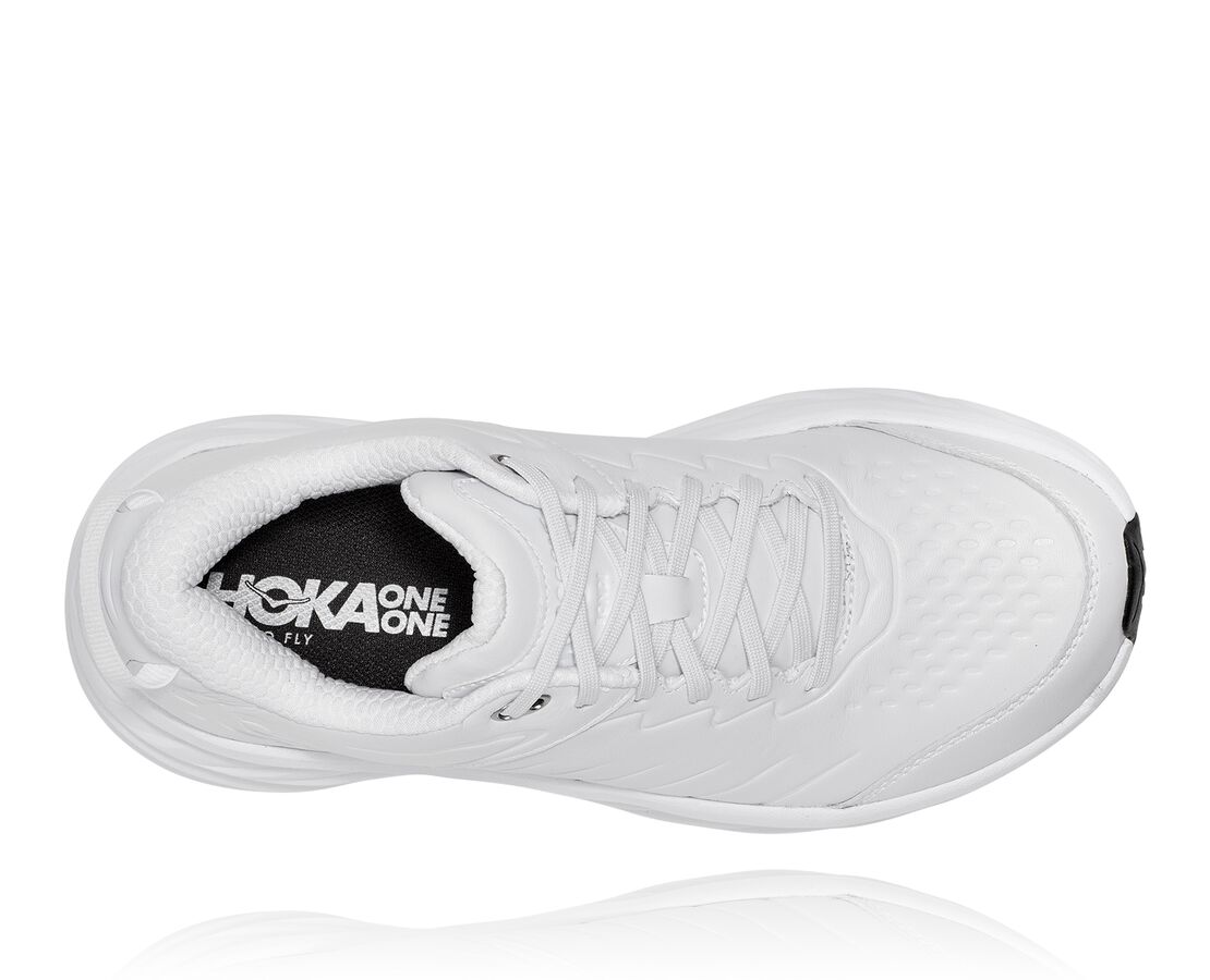 Hoka One One Road Running Shoes Cheap - Men's Bondi Sr White / White ...